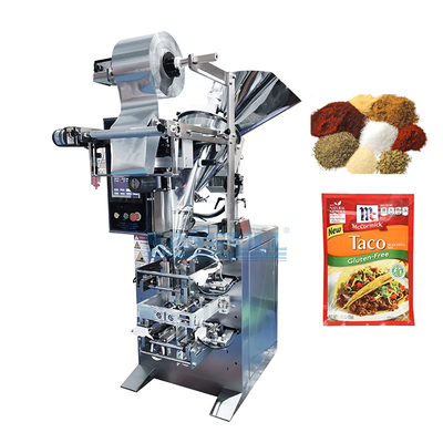 10g automático máquina de enchimento e de selagem do bloco pequeno do tempero do taco da máquina de embalagem do malote